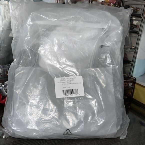 Rebecca Minkoff Whip Chain Metallic Hobo Bag With Dust Bag - Picture 4 of 9